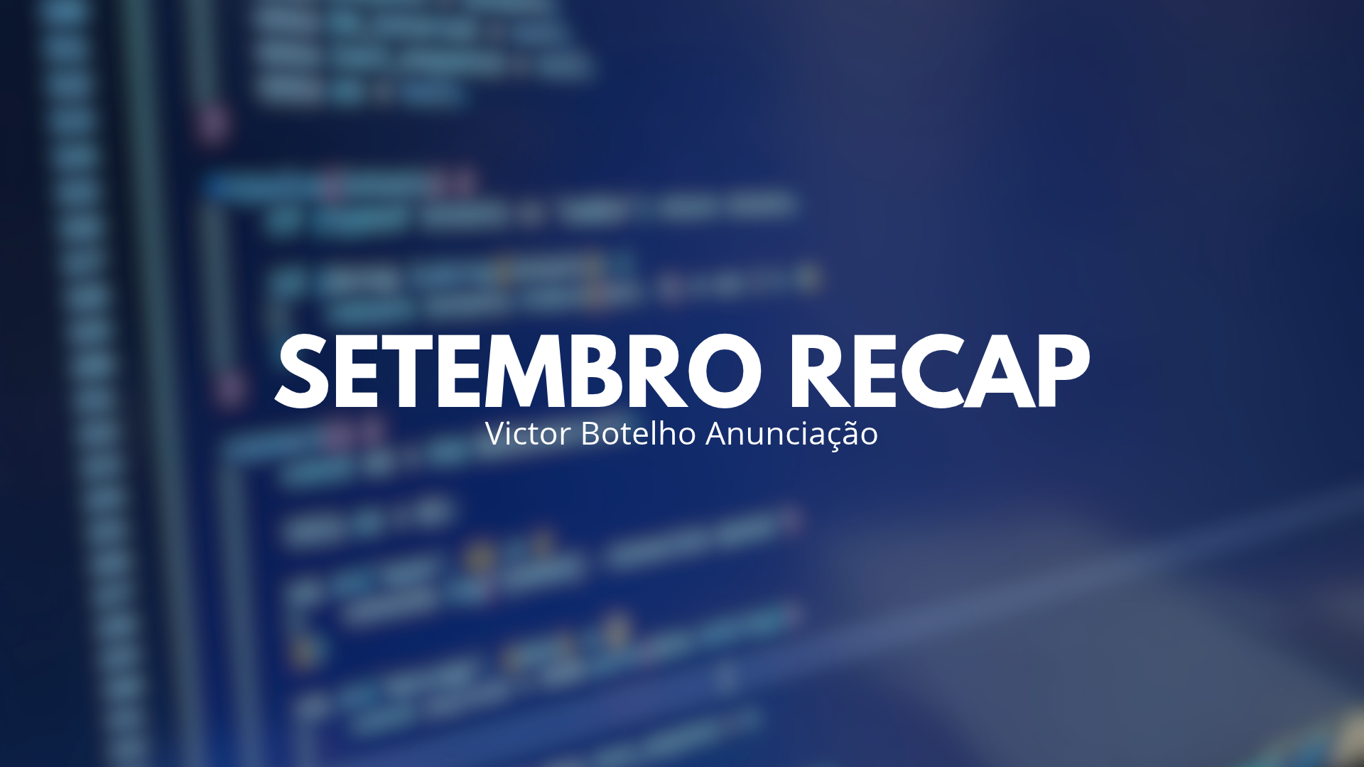 Banner de Recap de Setembro